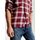Abbigliamento Uomo Camicie maniche lunghe Tommy Hilfiger MW0MW32890 BRUSHED TARTAN-0QJ ROUGE/MULTI Rosso