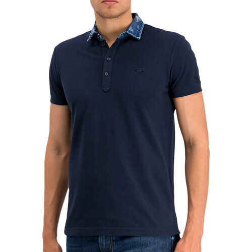 Abbigliamento Uomo T-shirt & Polo Diesel 00SW7B-0PASJ Blu