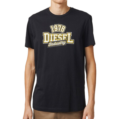 Abbigliamento Uomo T-shirt & Polo Diesel A03365-0GRAI Nero