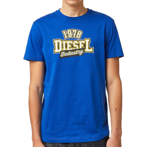 Abbigliamento Uomo T-shirt & Polo Diesel A03365-0GRAI Blu