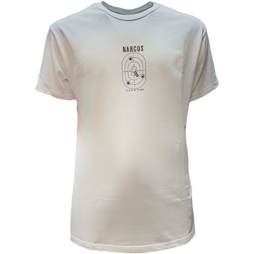 Abbigliamento Uomo T-shirt & Polo Narcos 21AINA1200713 Bianco