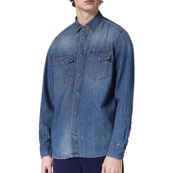 Abbigliamento Uomo Camicie maniche lunghe Diesel 00S1TE-RT003 Blu