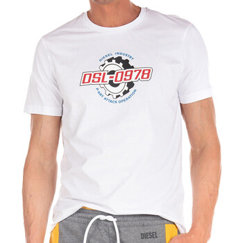 Abbigliamento Uomo T-shirt & Polo Diesel A02971-0GRAI Bianco