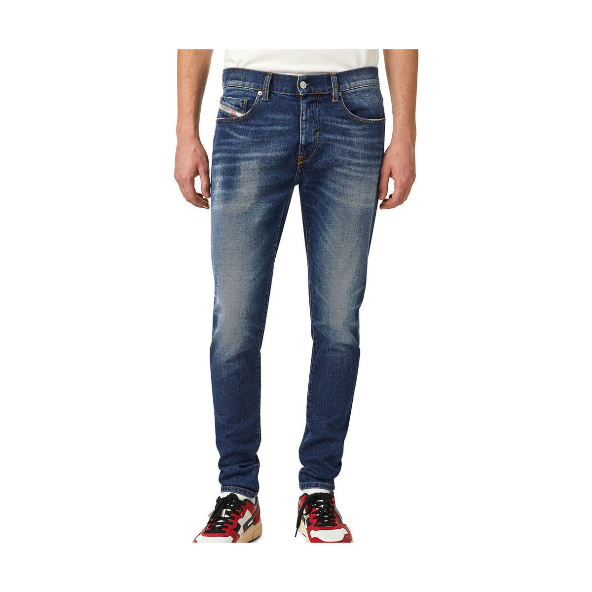Abbigliamento Uomo Jeans slim Diesel 00SPW5-09A92 Blu