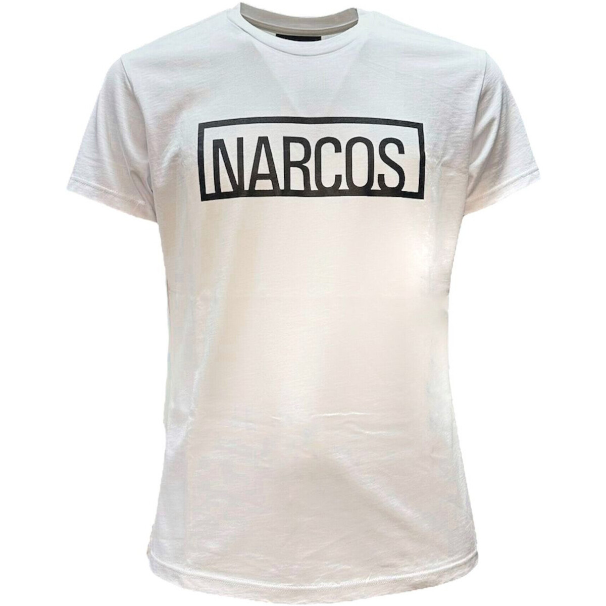 Abbigliamento Uomo T-shirt & Polo Narcos 21AINA13200-L Bianco