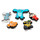 Accessori Unisex bambino Accessori scarpe Crocs Jibbitz Disneys Pixar 5 pack Multicolore