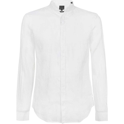 Abbigliamento Uomo Camicie maniche lunghe EAX  Bianco