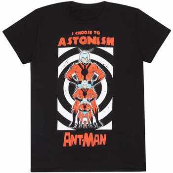 Abbigliamento T-shirts a maniche lunghe Ant-Man Astonish Nero
