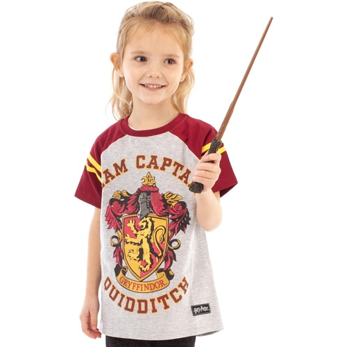 Abbigliamento Bambina T-shirt maniche corte Harry Potter Quidditch Team Captain Rosso