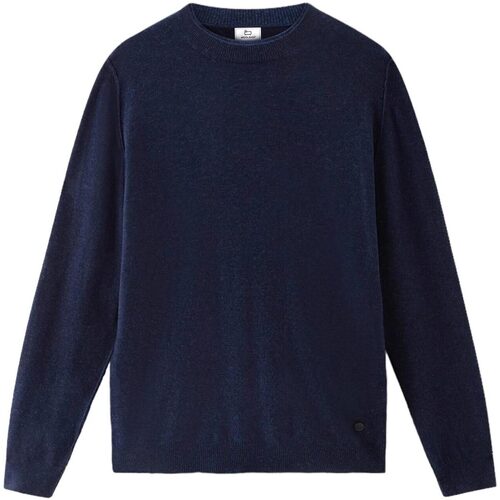 Abbigliamento Uomo T-shirts a maniche lunghe Woolrich MERINOS CREWNECK PULLOVER Blu