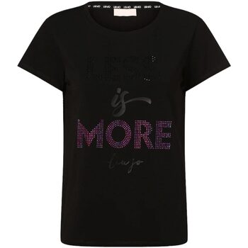 Abbigliamento Donna T-shirt maniche corte Liu Jo T-SHIRT MC Nero