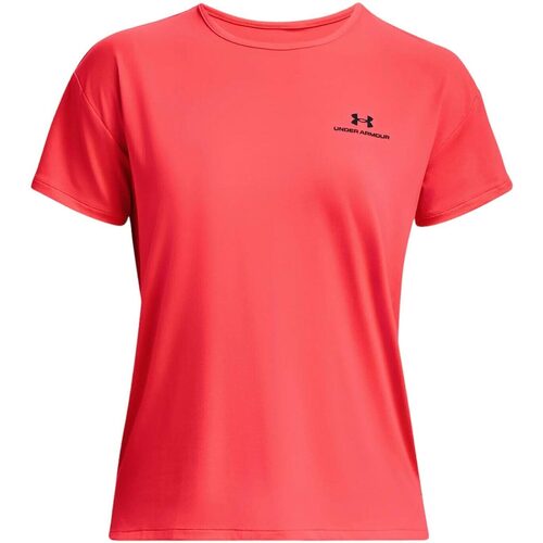 Abbigliamento Donna T-shirt maniche corte Under Armour UA RUSH ENERGY SS 2.0 Rosso