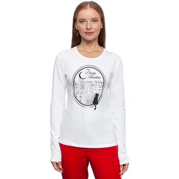 Abbigliamento Donna T-shirts a maniche lunghe Liu Jo T-SHIRT MODA ML Bianco