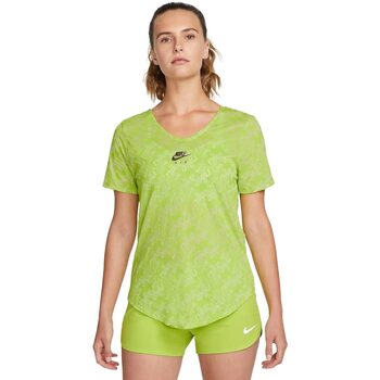 Abbigliamento Donna T-shirt maniche corte Nike W  AIR DRI SS TOP Verde