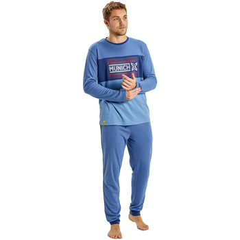 Abbigliamento Uomo Pigiami / camicie da notte Munich MUDP0252 Blu