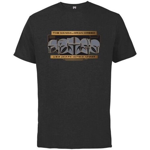 Abbigliamento T-shirts a maniche lunghe Star Wars: The Mandalorian Row Of Helmets Nero