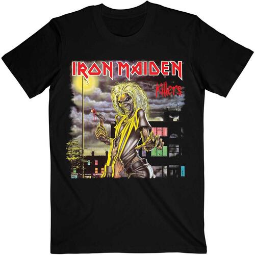Abbigliamento T-shirts a maniche lunghe Iron Maiden Killers Cover Nero