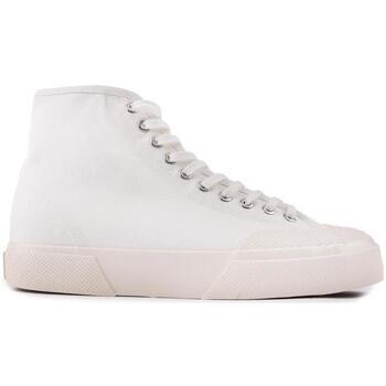 Scarpe Uomo Sneakers alte Superga 2433 Collect Workwear Formatori Bianco