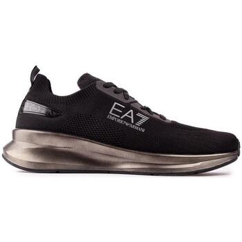 Scarpe Uomo Sneakers Emporio Armani EA7 Sock Formatori Nero