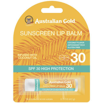 Bellezza Protezione solari Australian Gold Balsamo Labbra Spf30 olio Di Cocco 4,2 Gr 