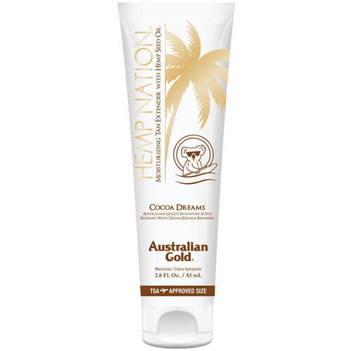Bellezza Protezione solare Australian Gold Hemp Nation Cacao Crema Idratante Abbronzatura Prolunga 