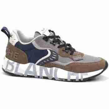 Scarpe Uomo Sneakers Voile Blanche  Blu