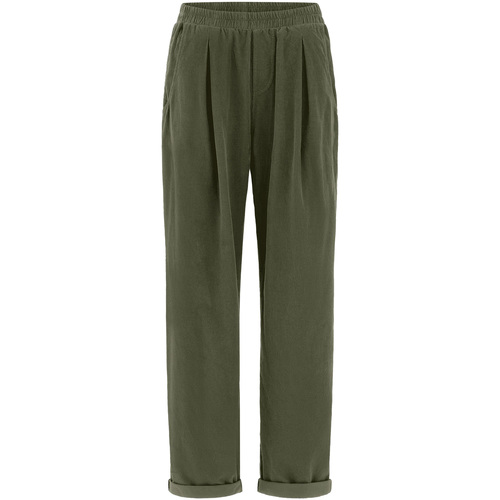 Abbigliamento Donna Pantaloni Deha Pantalone Relaxed In Velluto Verde