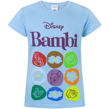 Abbigliamento Unisex bambino T-shirt maniche corte Bambi  Blu