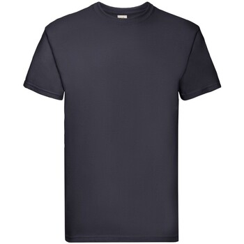 Abbigliamento Uomo T-shirts a maniche lunghe Fruit Of The Loom Super Premium Blu