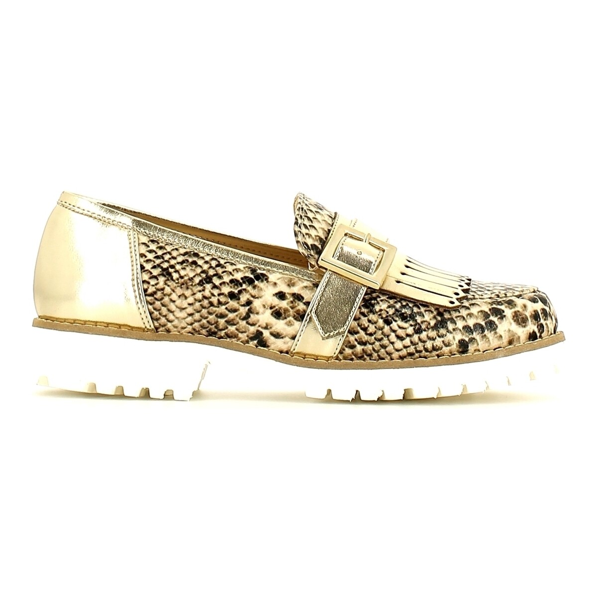 Scarpe Donna Mocassini Grace Shoes 7251 Oro