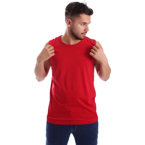 Abbigliamento Uomo Top / T-shirt senza maniche Key Up 2935M 0001 Rosso