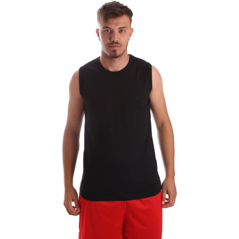 Abbigliamento Uomo Top / T-shirt senza maniche Key Up 2M935 0001 Nero