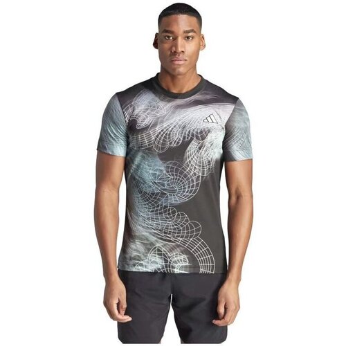 Abbigliamento Uomo T-shirt maniche corte adidas Originals T-Shirt Uomo Printed Nero