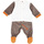 Abbigliamento Unisex bambino Completo Chicco 09076582000000 Multicolore