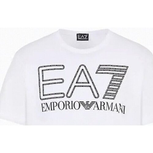 Abbigliamento Uomo T-shirt maniche corte Emporio Armani EA7 T-shirt Uomo Logo Series Bianco