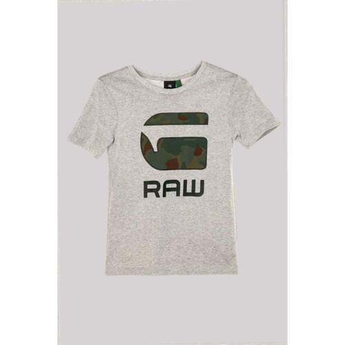 Abbigliamento Unisex bambino T-shirt & Polo G-Star Raw SQ10316 20 Grigio