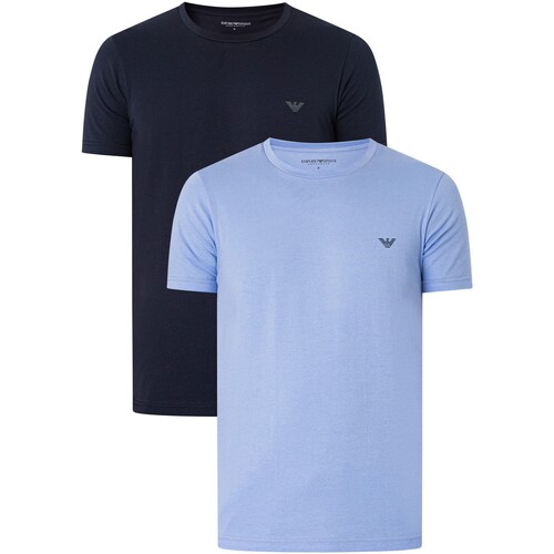 Abbigliamento Uomo T-shirt maniche corte Emporio Armani Confezione da 2 magliette Lounge Crew Multicolore