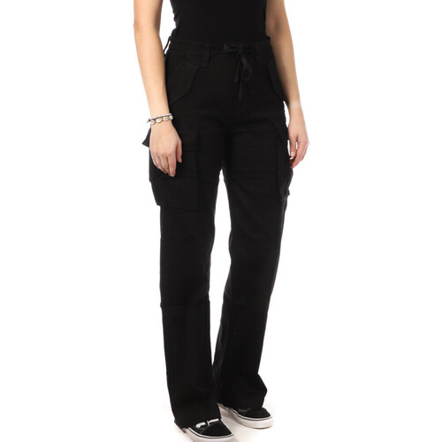 Abbigliamento Donna Pantaloni Monday Premium L-3163 Nero