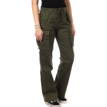 Abbigliamento Donna Pantaloni Monday Premium L-3163-3 Verde