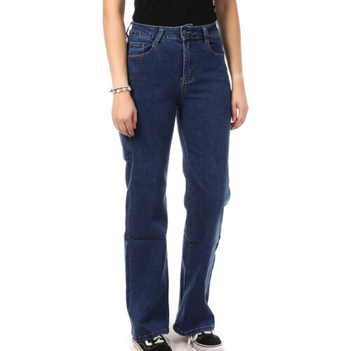 Abbigliamento Donna Jeans dritti Monday Premium LW-278 Blu