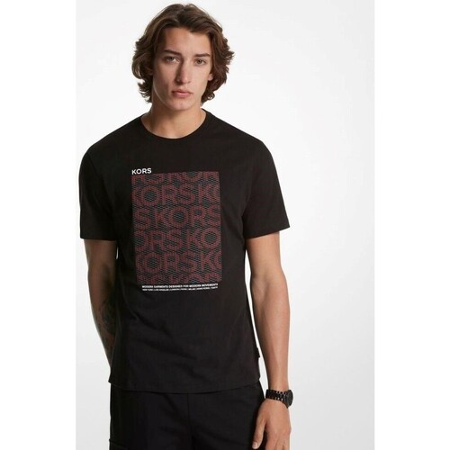 Abbigliamento Uomo T-shirt maniche corte MICHAEL Michael Kors CH351RNFV4 Nero