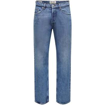 Abbigliamento Uomo Jeans Only & Sons  Onsedge Loose Mid. Blue 4939 Jeans Noos Blu