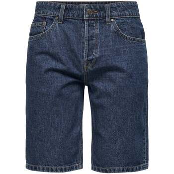 Abbigliamento Uomo Shorts / Bermuda Only & Sons  Onsavi Shorts Blue Pk 1906 Noos Blu