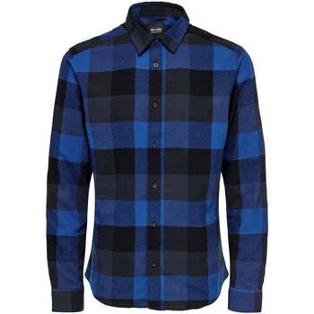 Abbigliamento Uomo Camicie maniche lunghe Only & Sons  Onsgudmund Life Ls 3T Check Shirt Blu