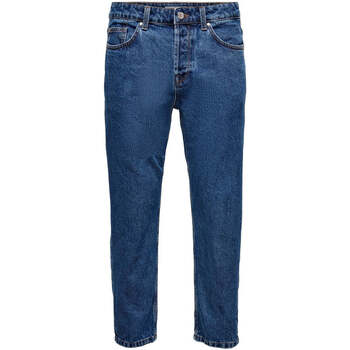 Abbigliamento Uomo Jeans Only & Sons  Onsavi Beam D.blue Pk1420 Noos Blu