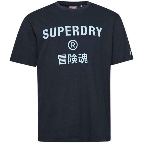 Abbigliamento Uomo T-shirt maniche corte Superdry  Blu