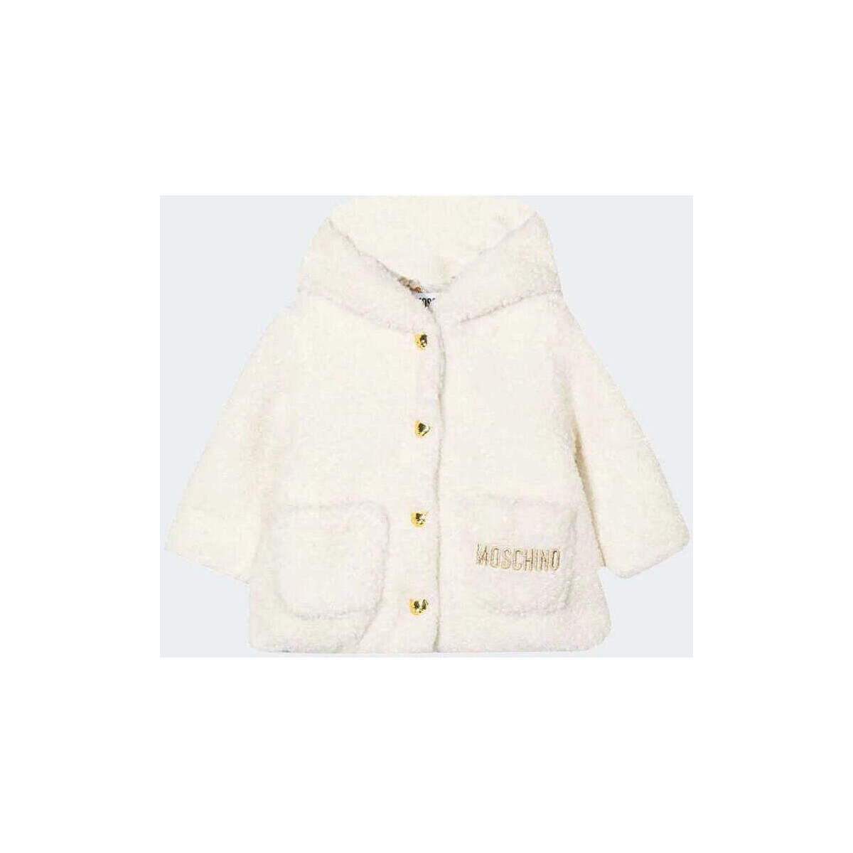 Abbigliamento Unisex bambino Cappotti Moschino  Bianco