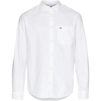 Abbigliamento Uomo Camicie maniche lunghe Tommy Hilfiger  Bianco