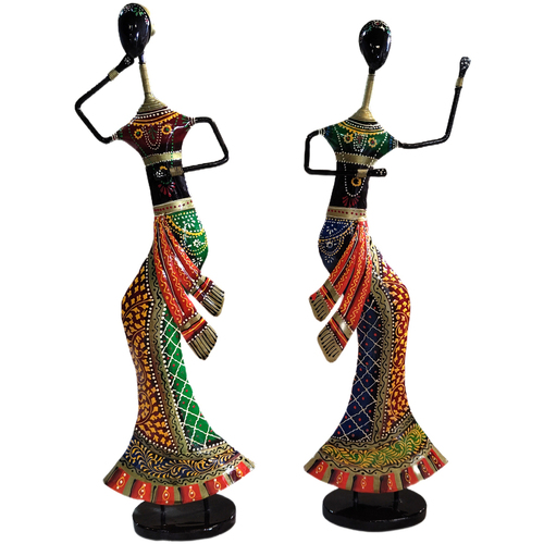 Casa Statuette e figurine Signes Grimalt African Dancer 2 U Multicolore
