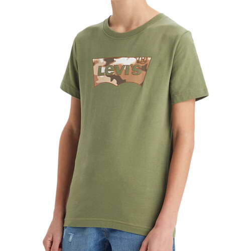 Abbigliamento Bambino T-shirt & Polo Levi's 9EH888-E3Q Verde